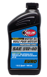 Red Line Professional Series Euro 5W40 Motor Oil - Quart